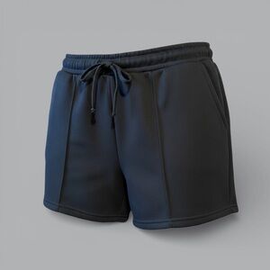 Women's Black Athletic Shorts, NEW